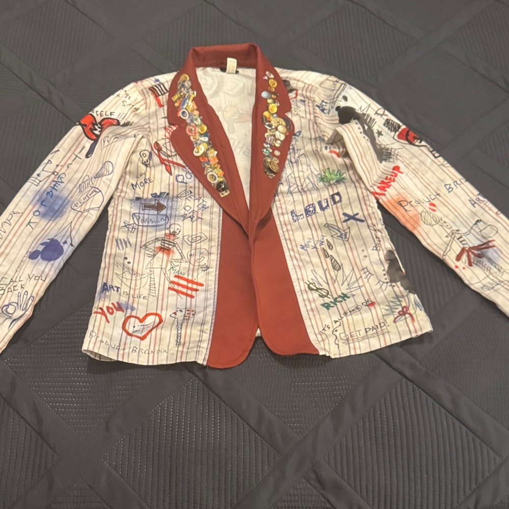 Disney Cruella Multicolor Kids Blazer